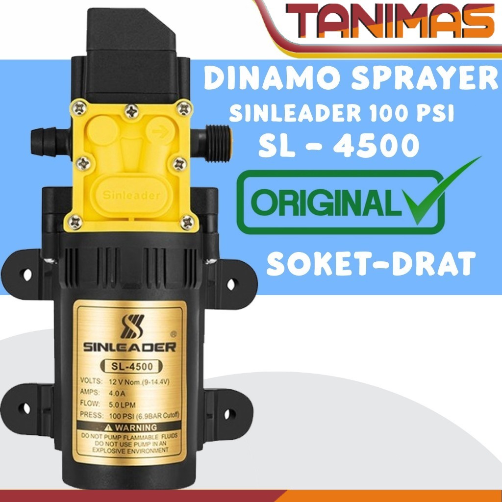 Dinamo Sprayer 100 PSI - SINLEADER 4500 - Bebas pilih