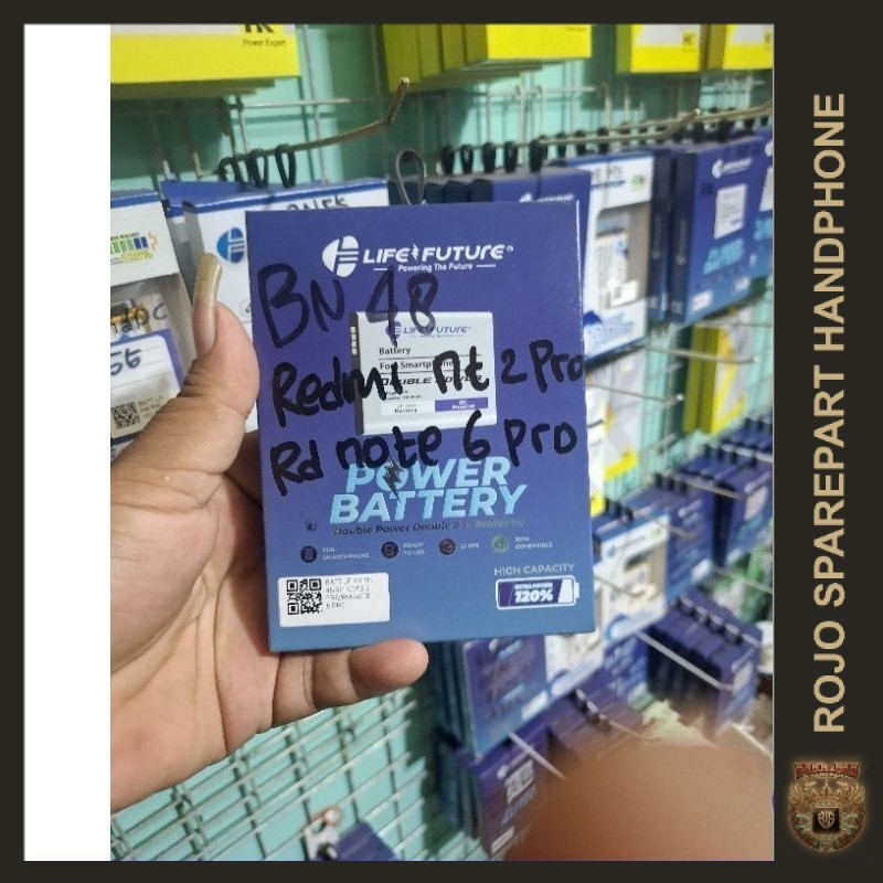 BATTERY BN48 REDMI NOTE 6 PRO/ NOTE 2 PRO ORI - LF (LIFE FUTURE)