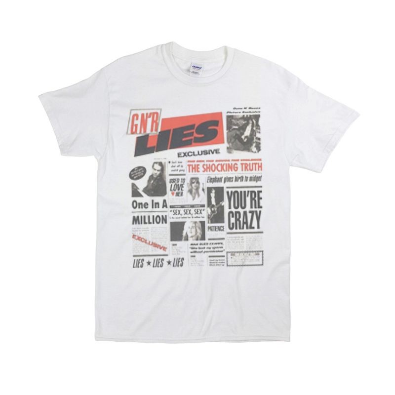 (COD) KAOS / T SHIRT / GUNS N ROSES / KAOS BAND GUNS N ROSES LIES POSTER