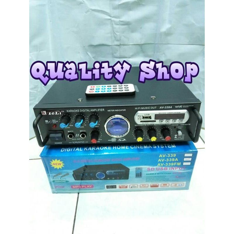 amplifier karaoke home cinema system TELI AV-339A usb sd