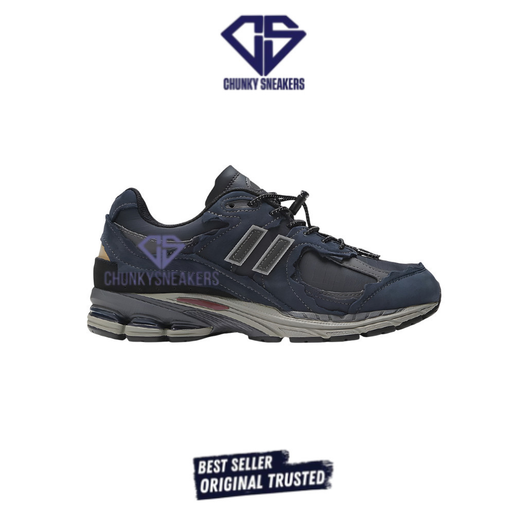 Sepatu New Balance 2002r Protection Pack Eclipse Magnet Navy Blue M2002R 100% Original BNIB