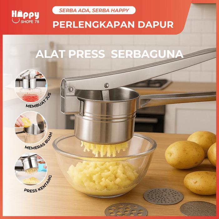 Alat Peras Buah Serbaguna Untuk Jeruk Lemon Dan Penghancur Kentang Cocok Untuk Dapur Rumah