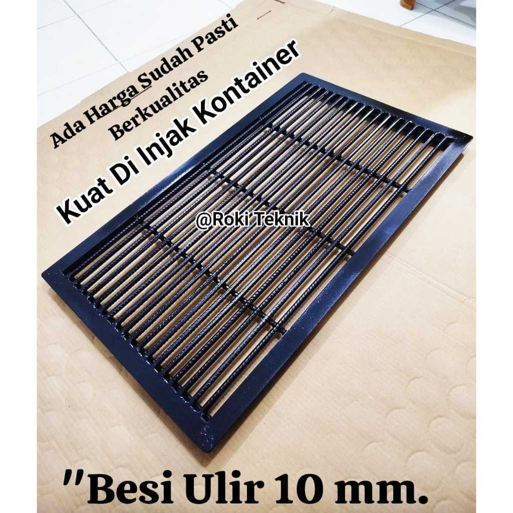 GRILL TUTUP SELOKAN / Grill Tutup Saluran Air Besi / Grill Besi penutup got selokan air / penutup sa