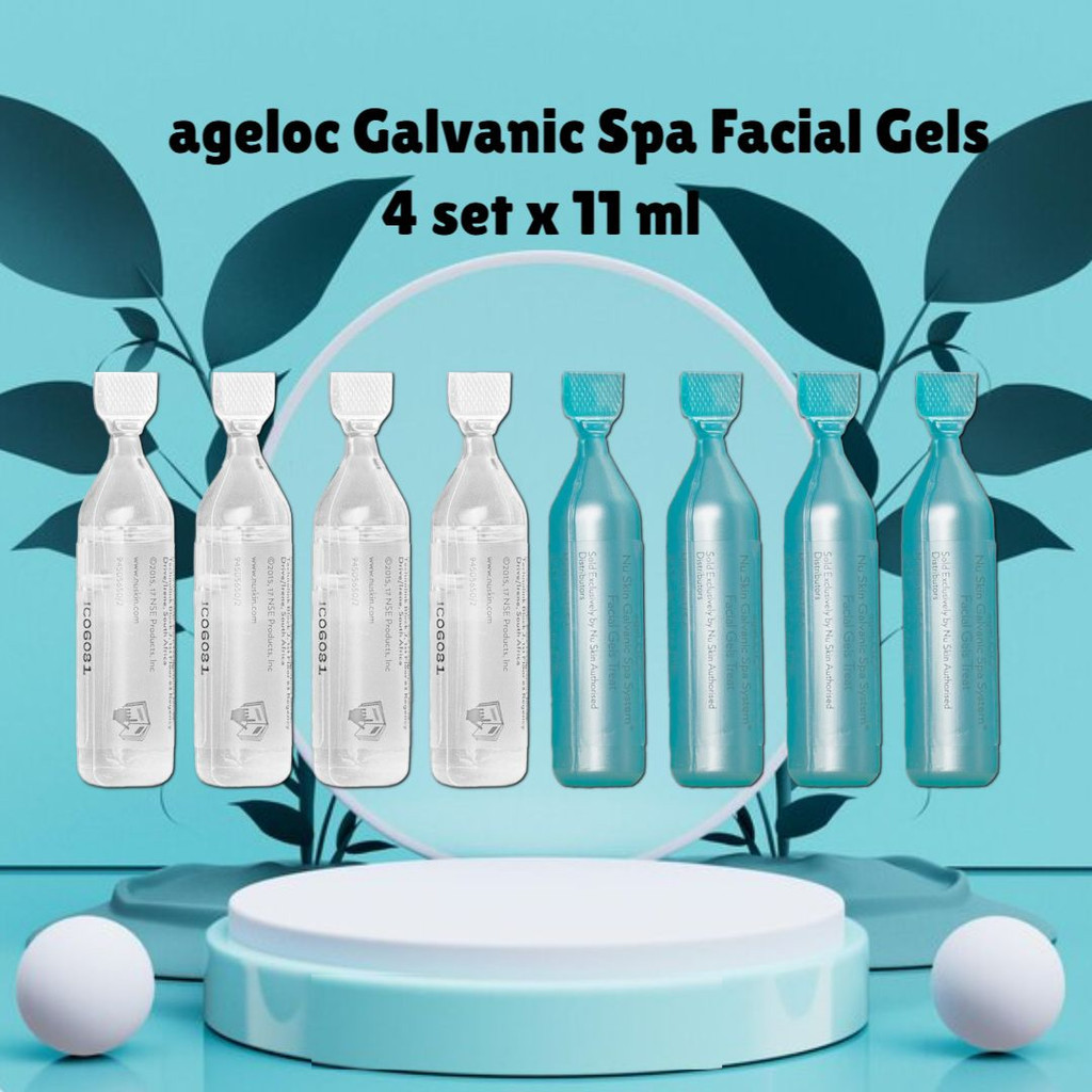 Facial Gels Galvanic Spa ageLOC / Gel Khusus Alat Facial, Ada 2 Jenis (Biru & Putih), untuk Treatmen