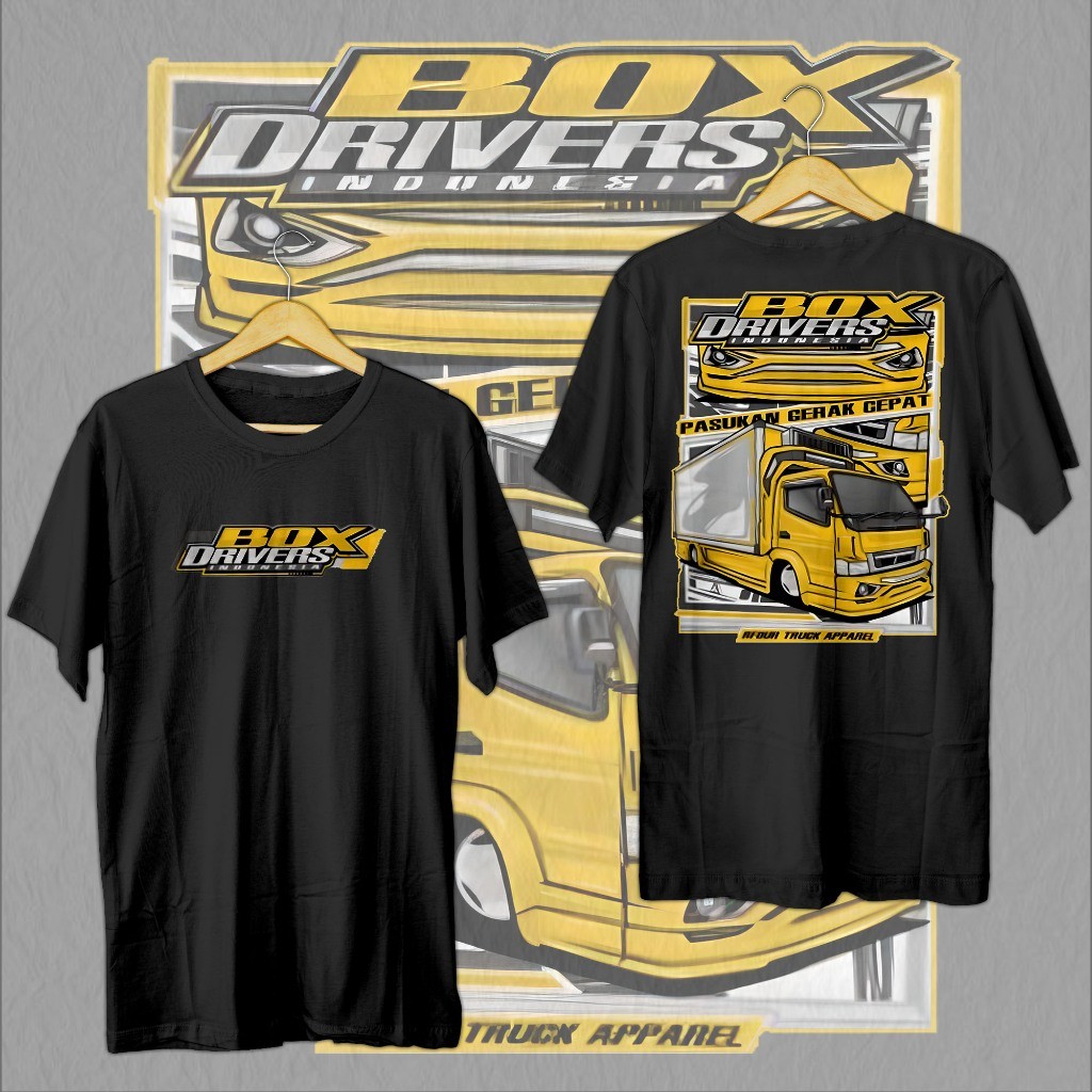 KAOS TRUK KAOS TRUK BOX RFOUR 012 KAOS DRIVER MUDA