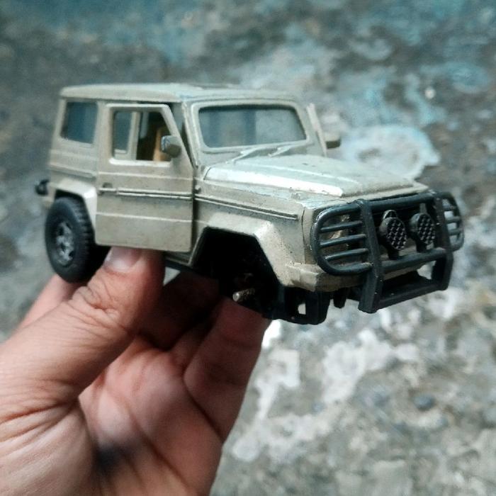 diecast bahan custom newray mercedes benz 300 gd skala 1/32 diecast mercy diecast loose
