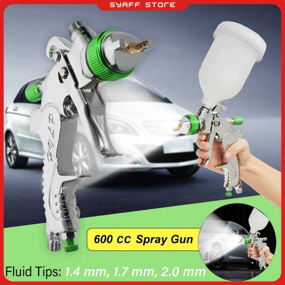 Taffware HVLP Professional Spray Gun Nozzle Airbrush 1.4/1.7/2.0mm - H-2008