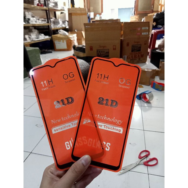TG FULL 9D TEMPERED GLASS ANTI GORES PELINDUNG LAYAR FULL LAYAR Xiaomi Redmi 6 Redmi 7 Note 8 Pro Re