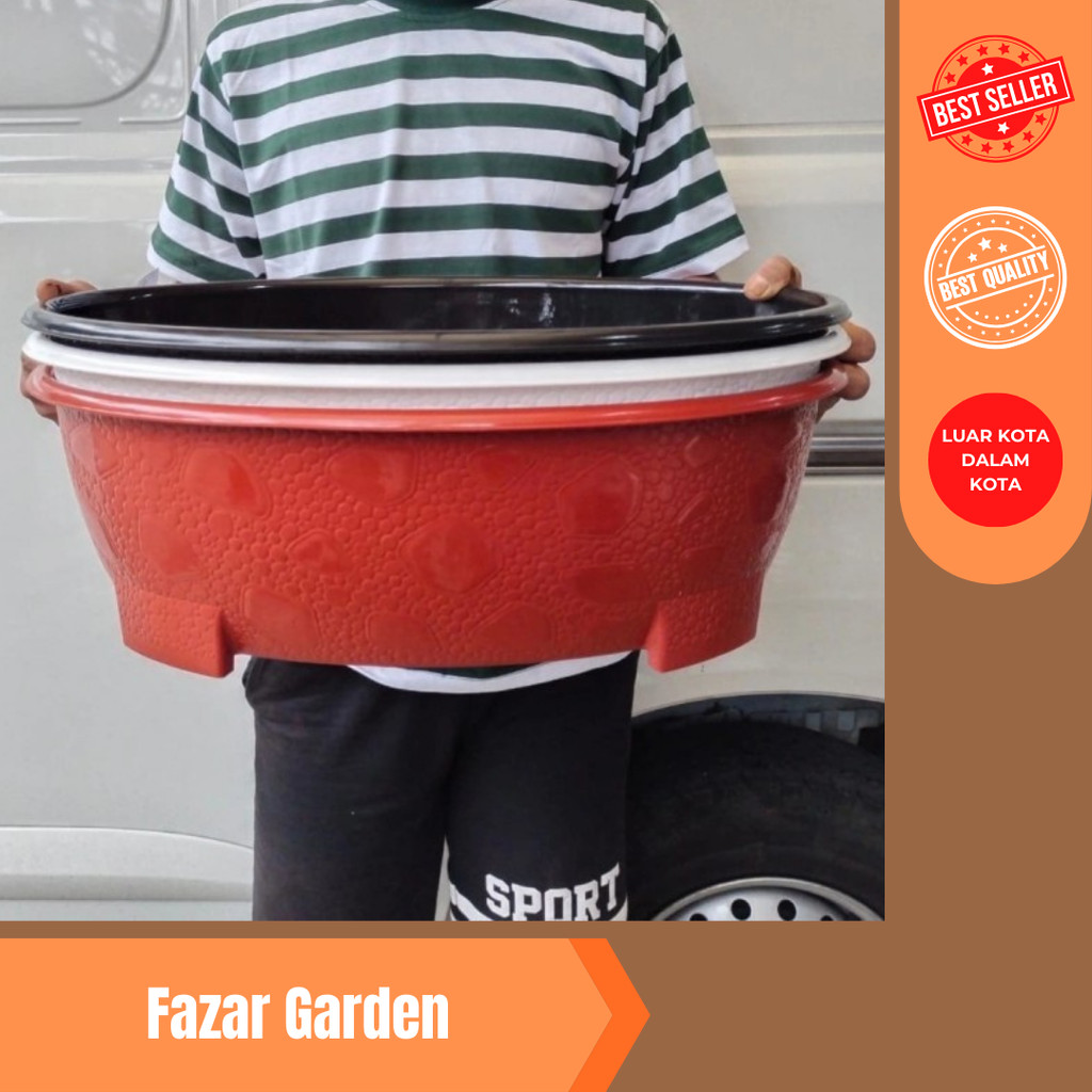 pot bonsai oval 10 putih,panjang 50 cm,pot bonsai besar hitam,teracota