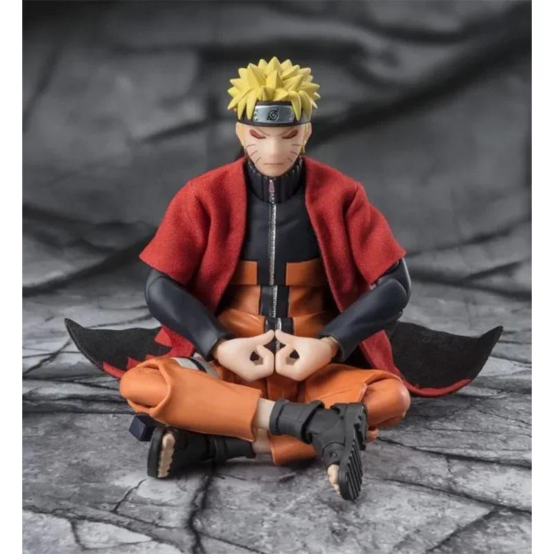 Original Bandai Naruto S.H.Figuarts SHF Uzumaki Naruto Sage Mode Savior of Konoha In Stock Anime Act