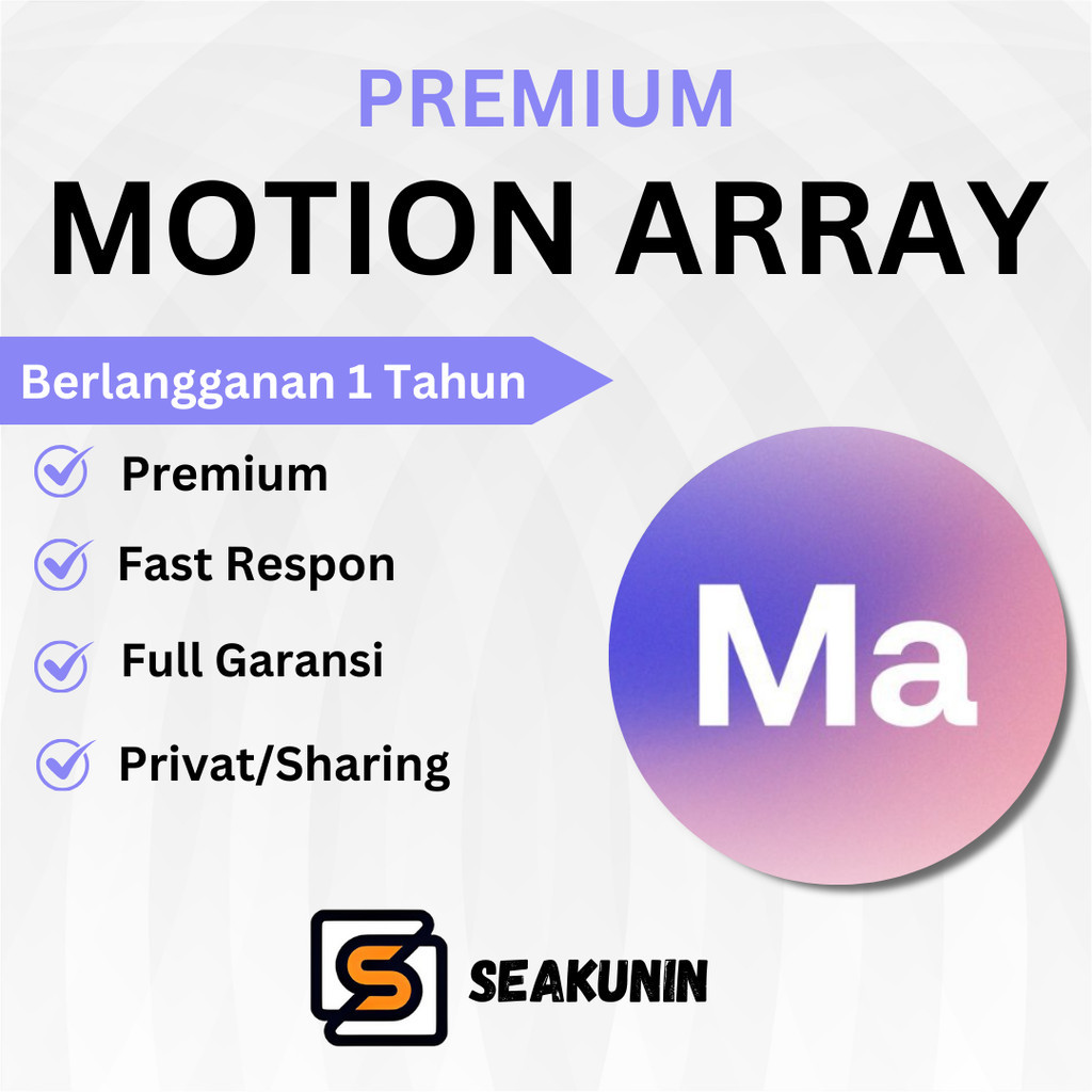 Motion Array Unlimited Download 1 Bulan Bergaransi