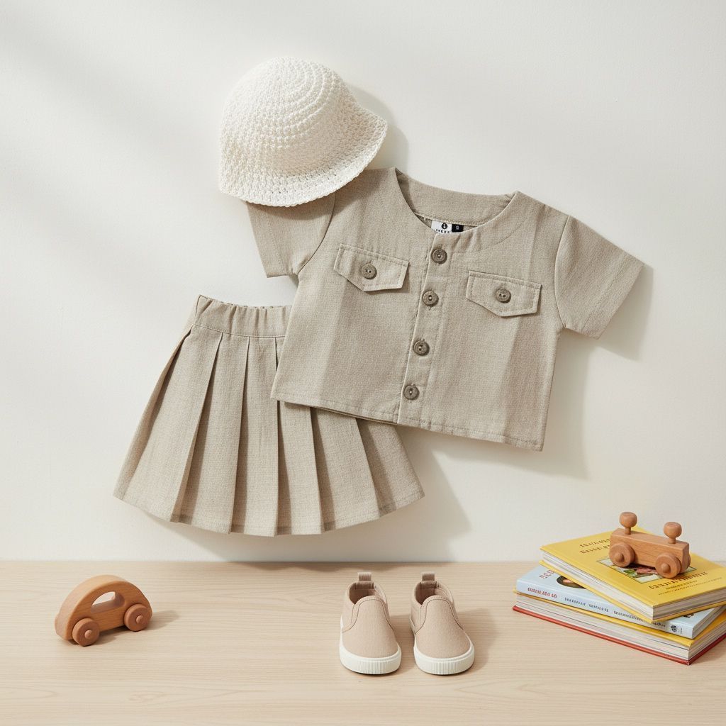 Baju Setelan Rok Anak  & Bayi Perempuan 1-5 Tahun