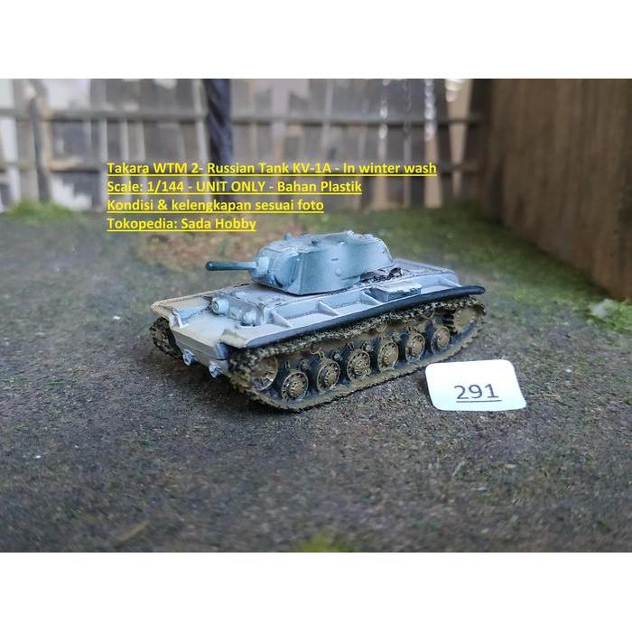 Takara WTM 2 Russian Tank KV-1A Winter Wash Loose SBAtoys