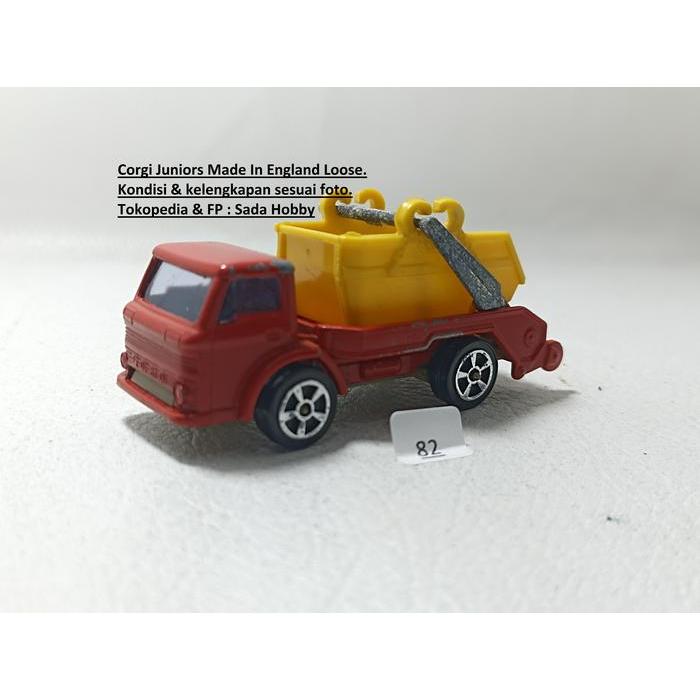 Vintage 1970s Corgi Juniors Whizzwheels Ford D 1000 Skipper Dump Truck Britain SBAtoys