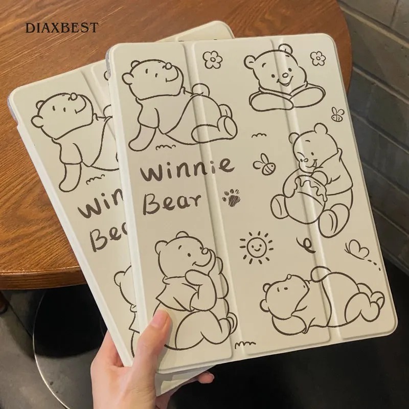 Kartun lucu Case Tablet 2in1 Bisa Dilipat + Anti Jatuh Cocok untuk ipad Air1/2 Gen 5/6 9,7 ” /iPad G