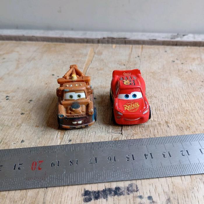 cars mini mater dan McQueen Mainan Loose