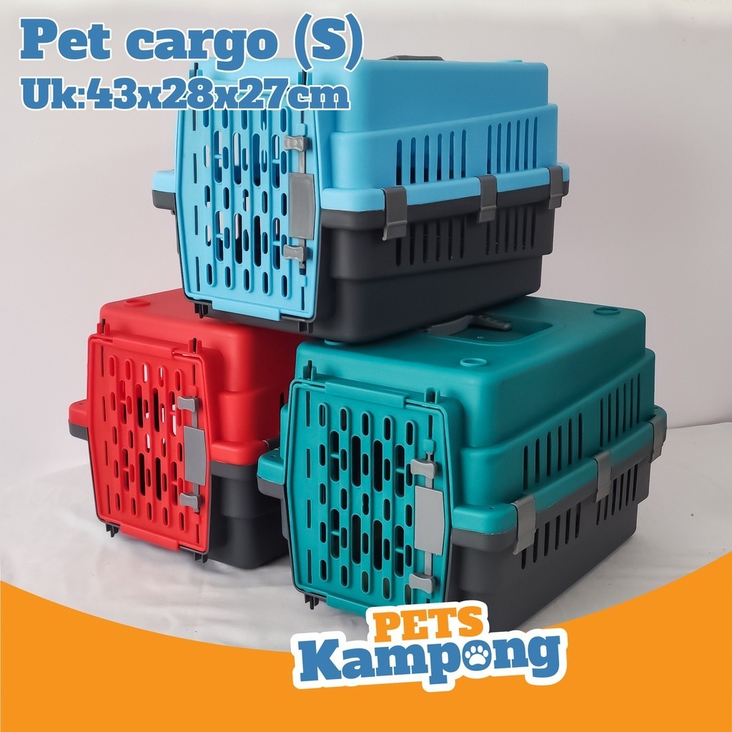 Opo Cat - Kandang Kucing Pet cargo (S) carrier tas travel hewan small untuk kucing kelinci kecil
