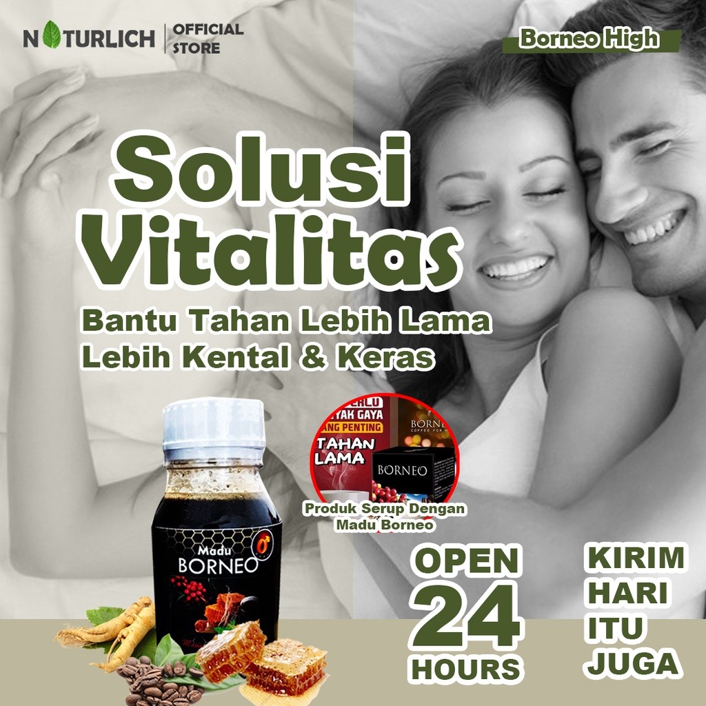 Madu Borneo Harum Kopi Plus Ginseng Untuk Vitalitas Dan Kesehatan Pria