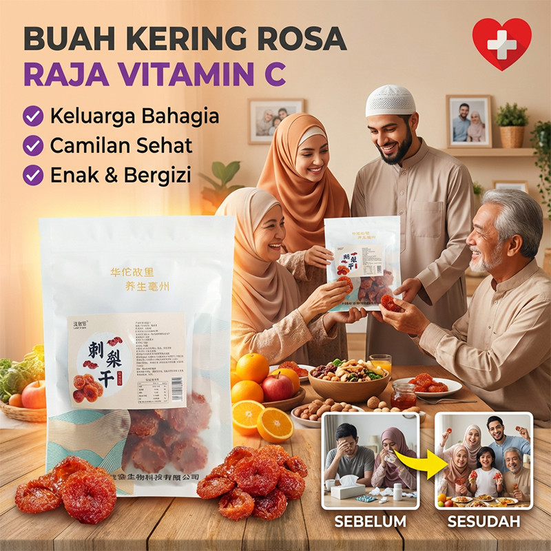 Buah Kaktus Kering Halal | Buah Kaktus Liar Kering | Camilan Sehat | Tanpa Pemanis Tambahan | Buah A