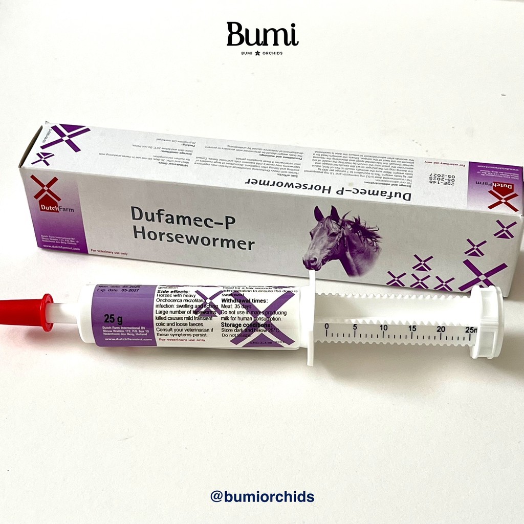 Dufamec-P Horsewormer 25gr Obat Cacing Kuda Dutch Farm