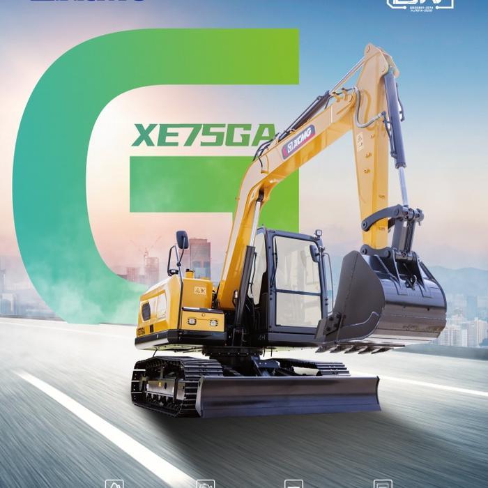 XCMG XE75GA EXCAVATOR 7,5 TON