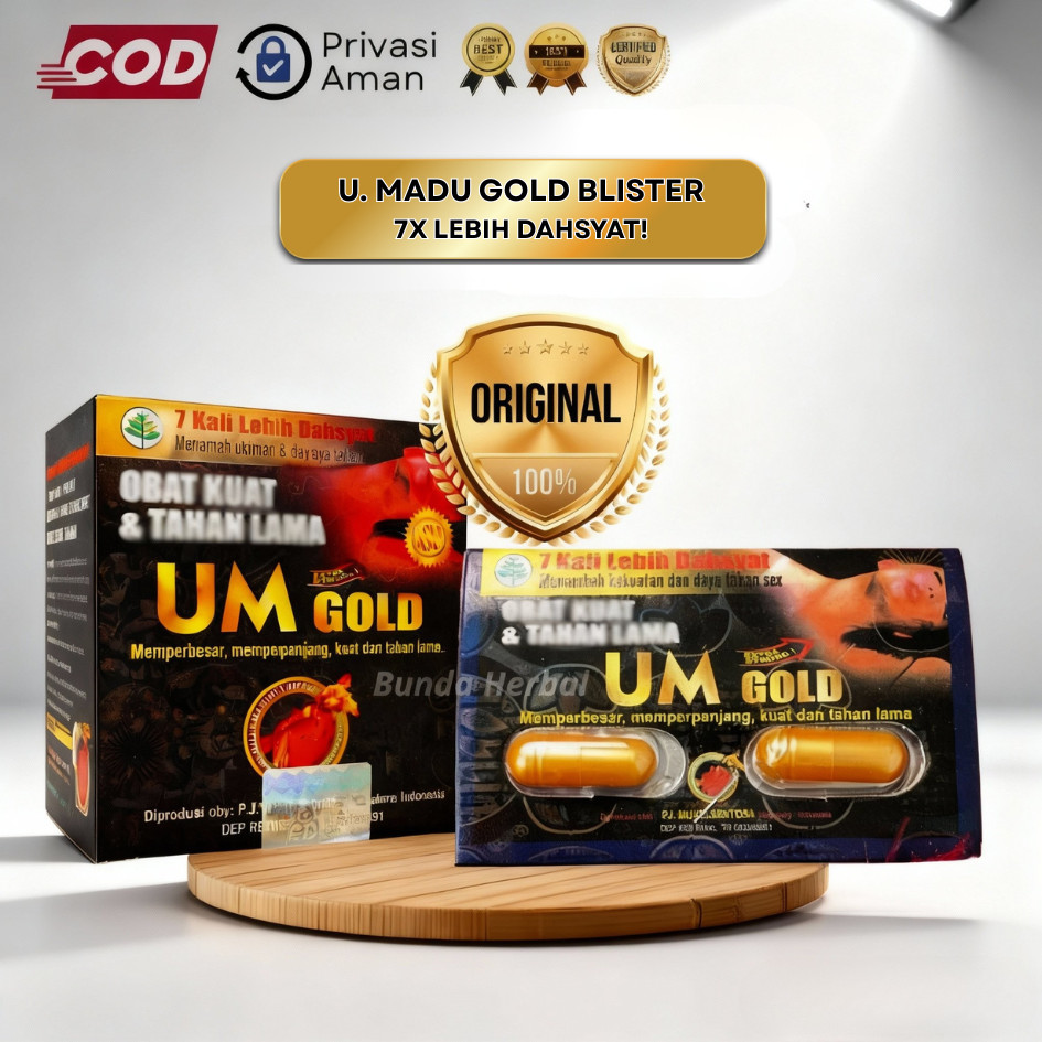 UM GOLD KAPSUL | Urat Madu 100% Original | UM Gold Blister | UM Gold New | UM Gold Ori | Urat Madu G