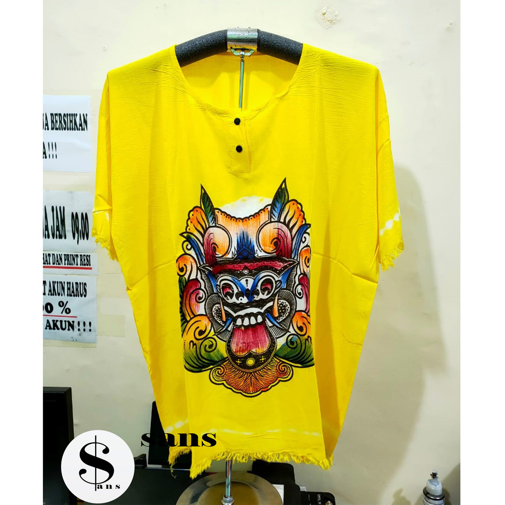 - COD - Baju Barong Bali - Baju Bali - Kaos Bali - Baju Pantai - Kemeja Pantai - Kaos Pantai - Pria 