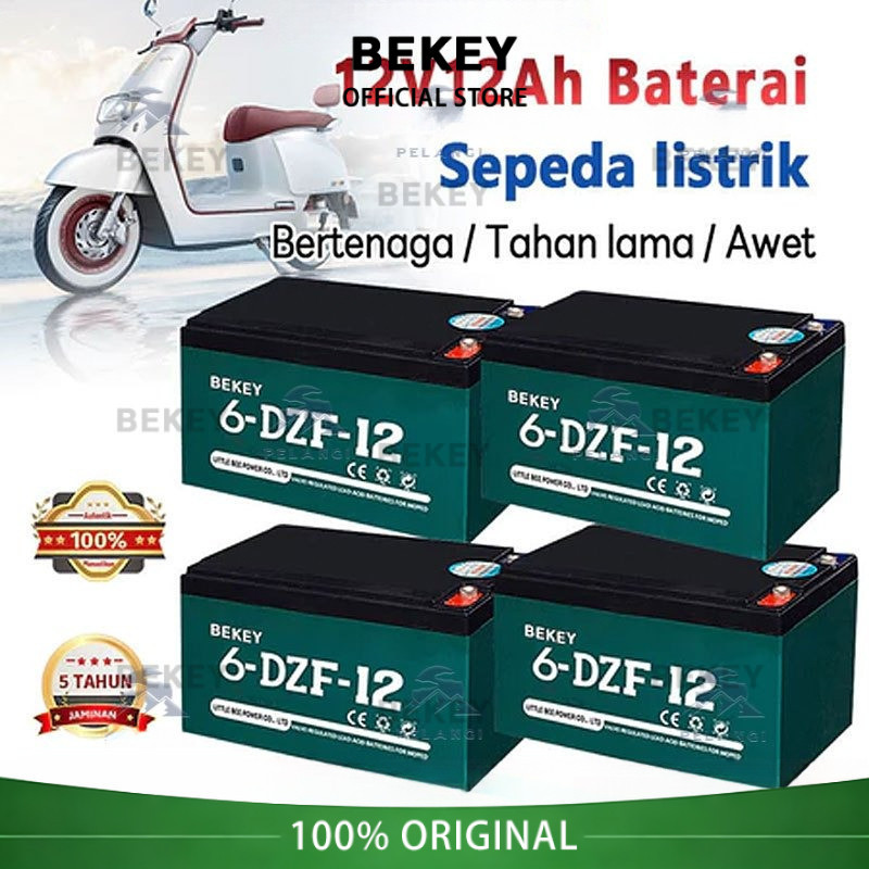 BEKEY AKI SEPEDA LISTRIK/BATERAI SEPEDA LISTRIK BEKEY 12V/12Ah 12V/20AH
