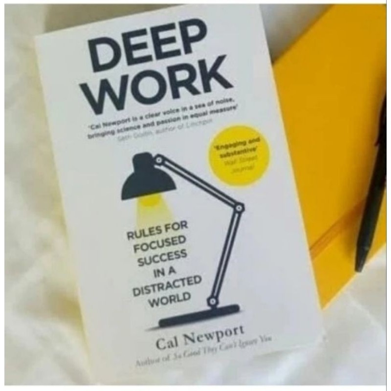Buku Deep work: rules for focused success in a distracted world (buku fisik)