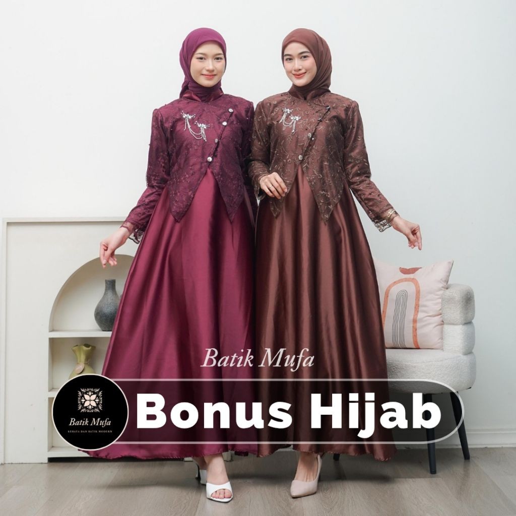 DRESS SAHARA DRESS LEBARAN TERBARU GAMIS LEBARAN GAMIS KONDANGAN GAMIS Hijab Segi empat Kebaya moder