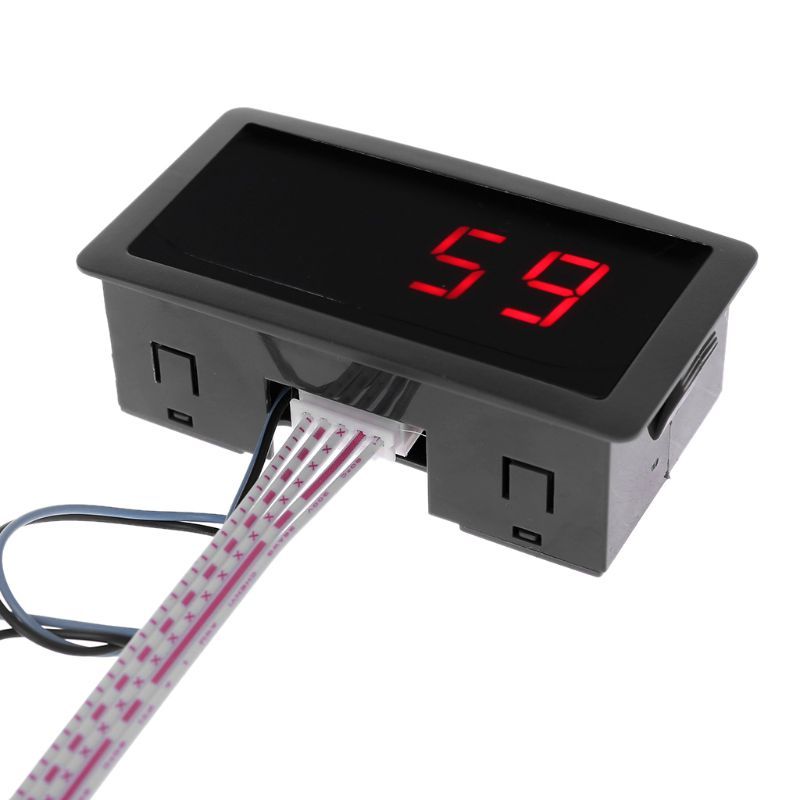 gital Counter DC LED 4 git 09999 UpDown PlusMinus Panel Counter Meter with Cable qiang