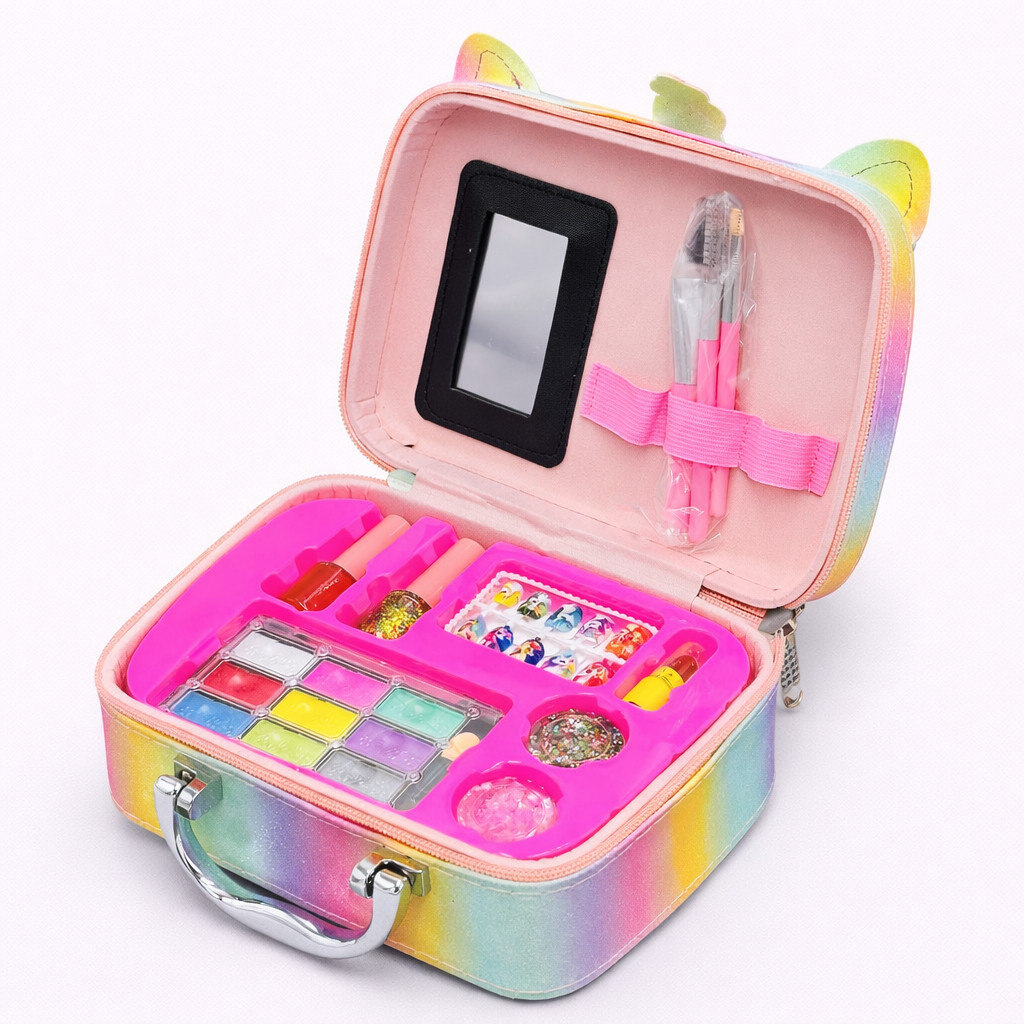 Mainan Makeup Anak Tas Koper Kosmetik Unicorn
