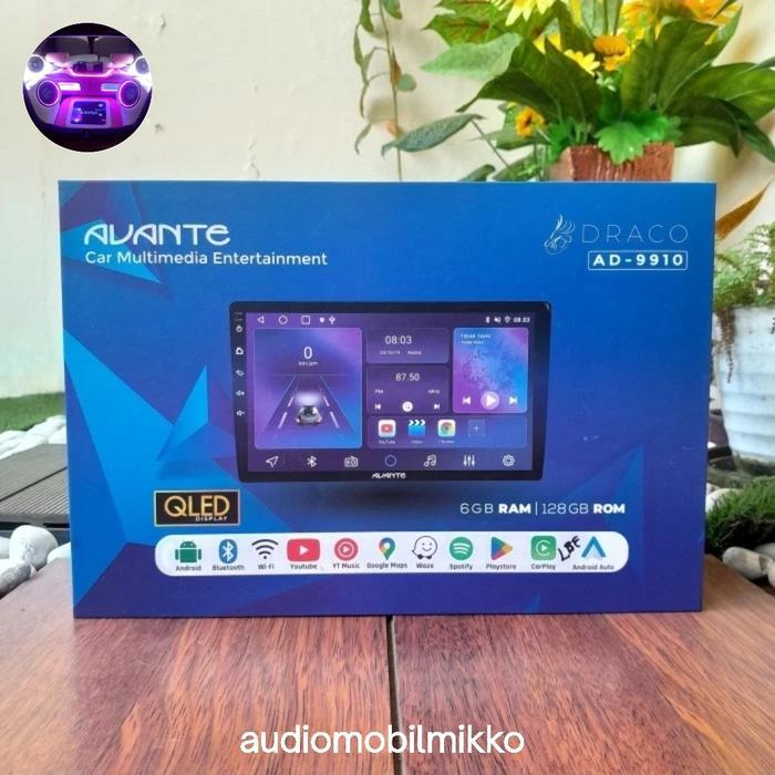 Head unit android Avante AD 9910 Draco Ram 6/128GB 9 Inch & 10 Inch - Head unit android Avante Draco