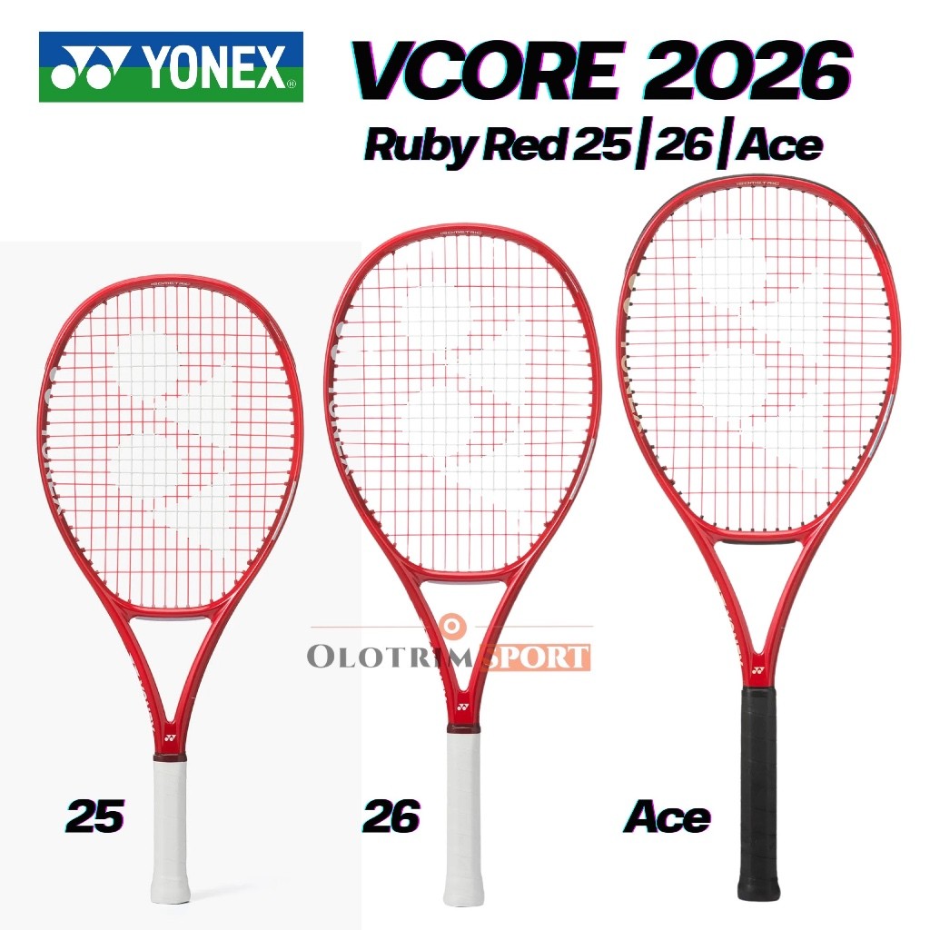 Raket Tennis Yonex FRAME VCORE 25 VCORE 26 VCORE ACE Tenis 100% ORIGINAL YONEX