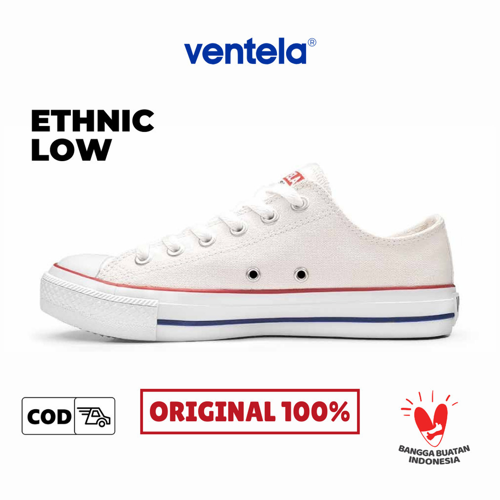 Ventela Ethnic Low White Original