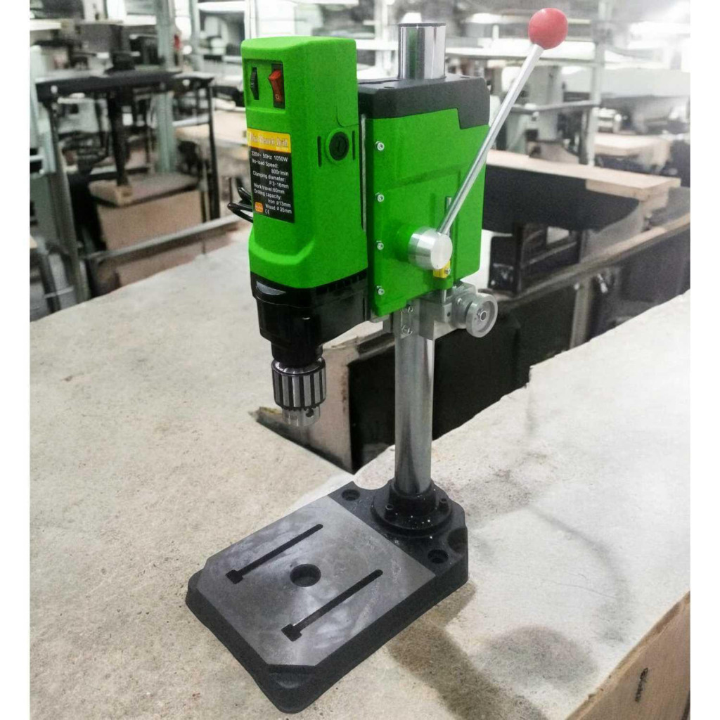 WETOP Mesin Bor Duduk Mini Bench Drill Press Chuck 3-16mm - Presisi Lubang, Kecepatan Tinggi, Tenaga