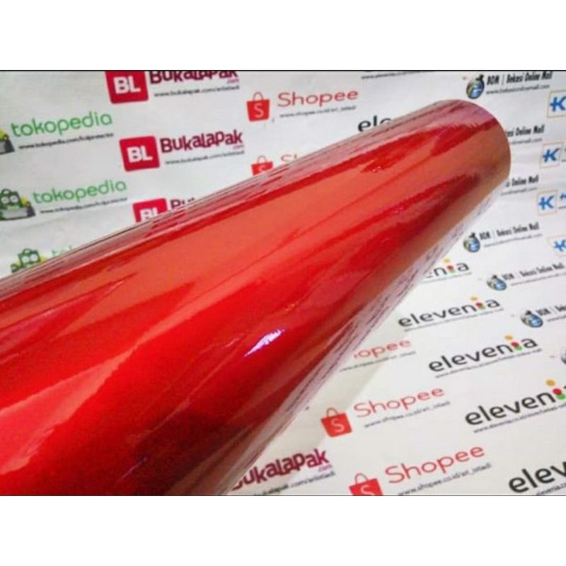 skotlet motor merah metalik candy / stiker skotlet motor warna merah candy / merah metalic