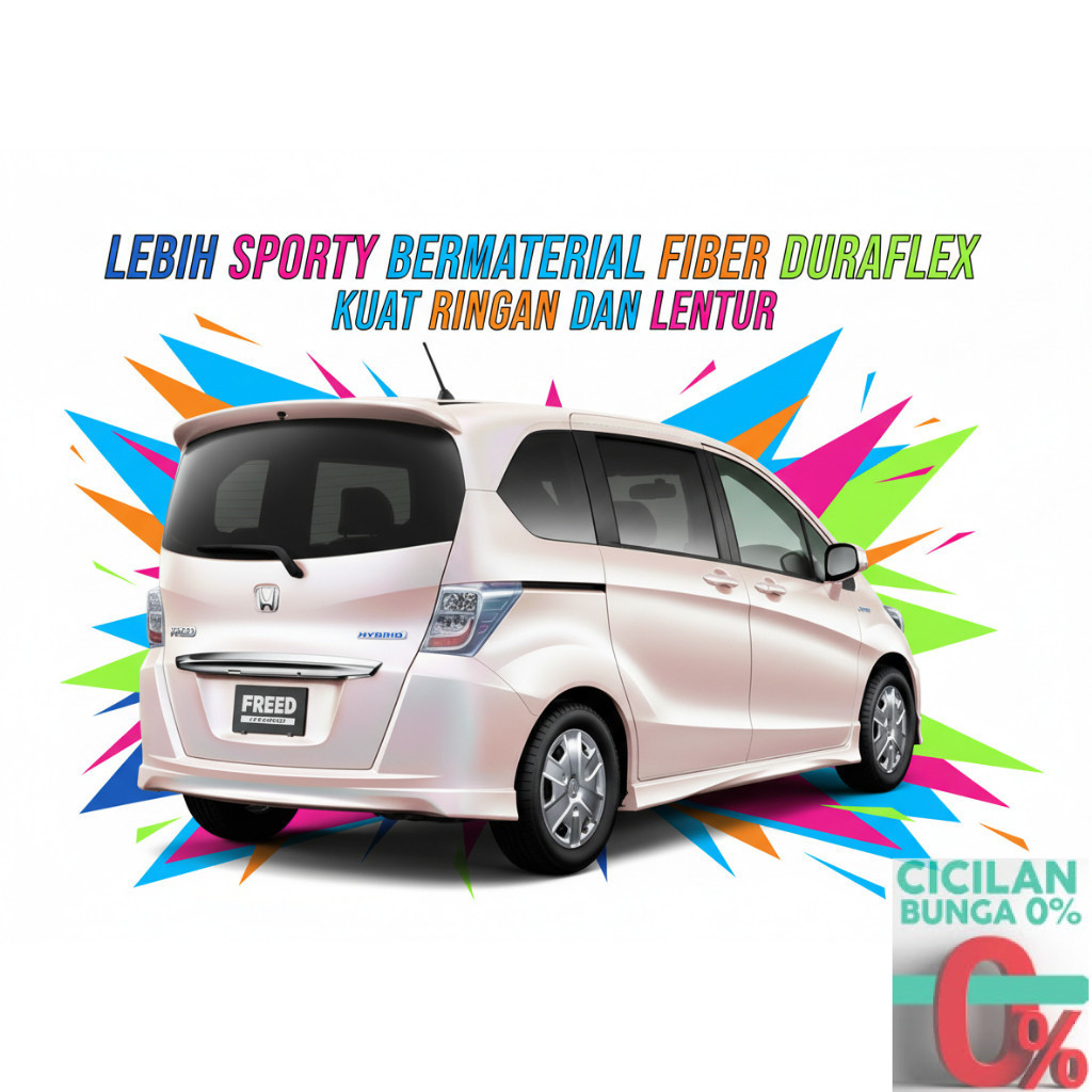 cicilan 0% BODYKIT HONDA FREED HYBRID 2009-2015 BUMPER FREED BEMPER FREED