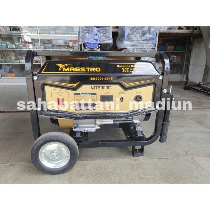 Genset Maestro MT5000C MT5000CE (FULL TEMBAGA) / output 3000 watt - MT5000C