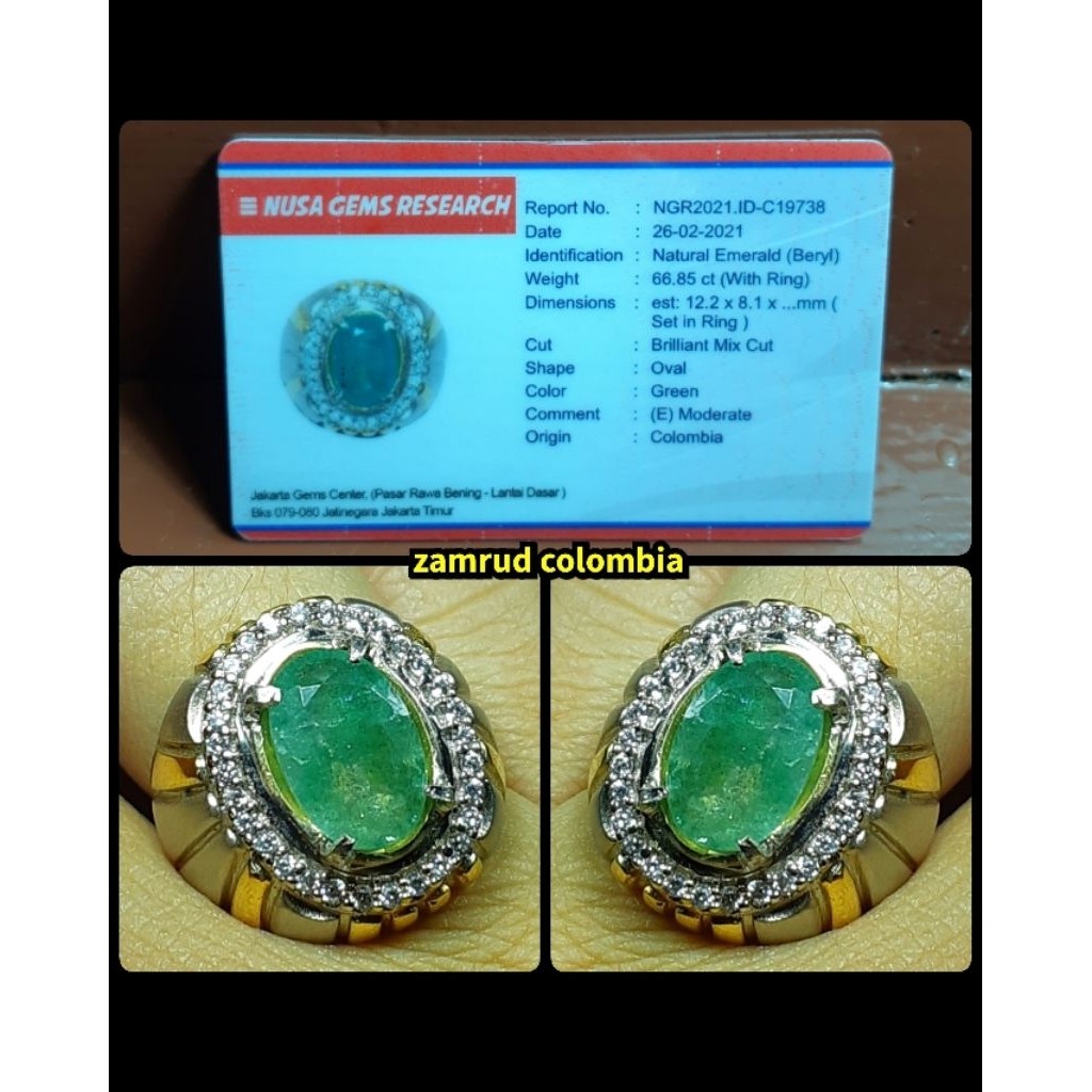 jamrud colombia kristal + memo lab ya