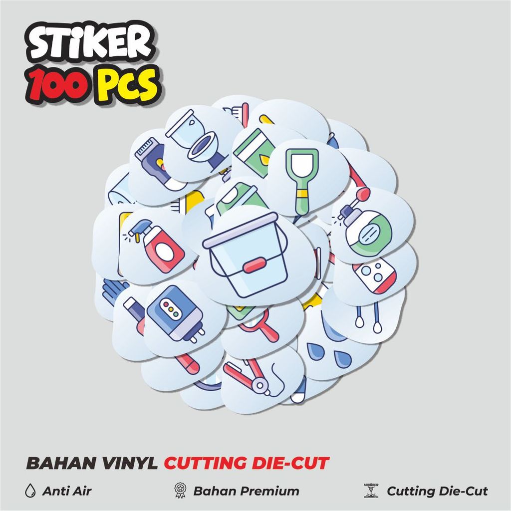 Terbaru 50 pcs Stiker Aksesoris kamar mandi Dekorasi Lucu Kreatif untuk Notebook, Skateboard, HP