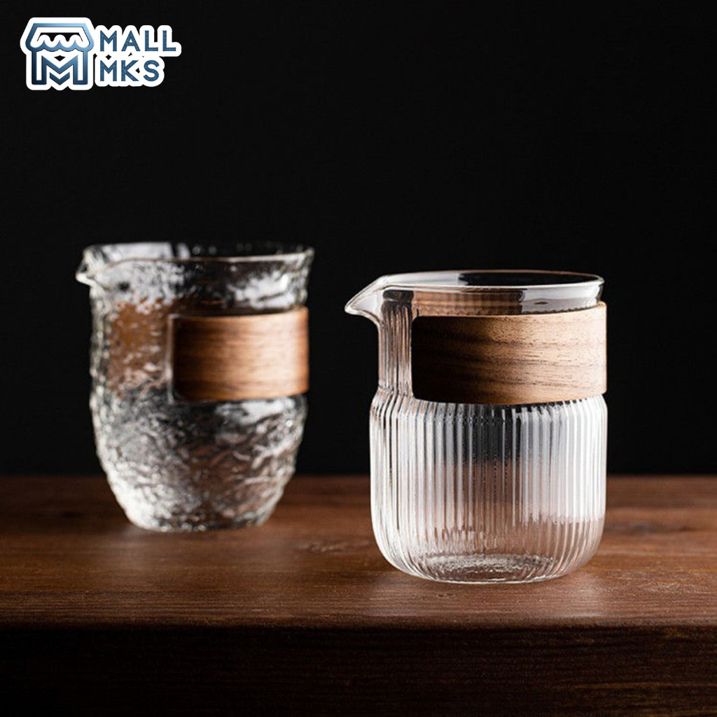 Gelas Kaca Aesthetic Pitcher Kopi Teh Borosilicate 300ml