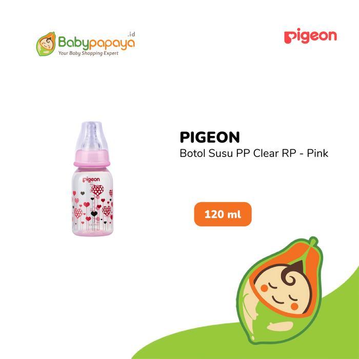 PIGEON Botol Susu PP Clear RP 120Ml - Pink - Warna