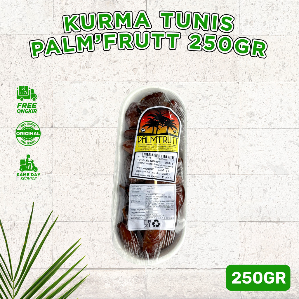 Palm Frutt 250Gr / Kurma Tunis Tangkai Palm Fruit 250 Gram