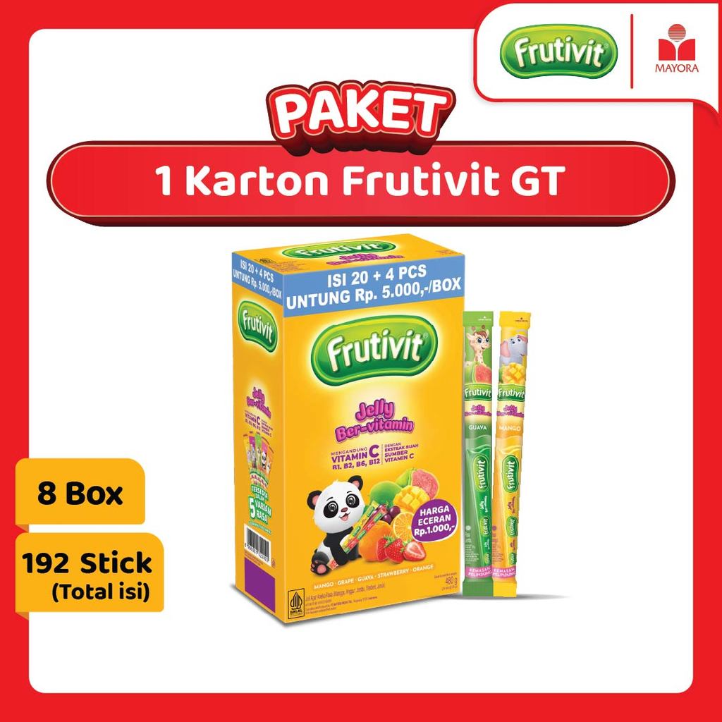 Paket 1 Karton - Frutivit GT Jelly Ber-vitamin