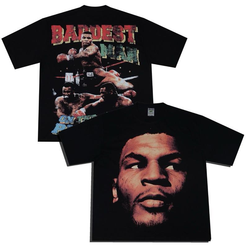 ORIT-shirt Mike Tyson - Oversized black solid edition