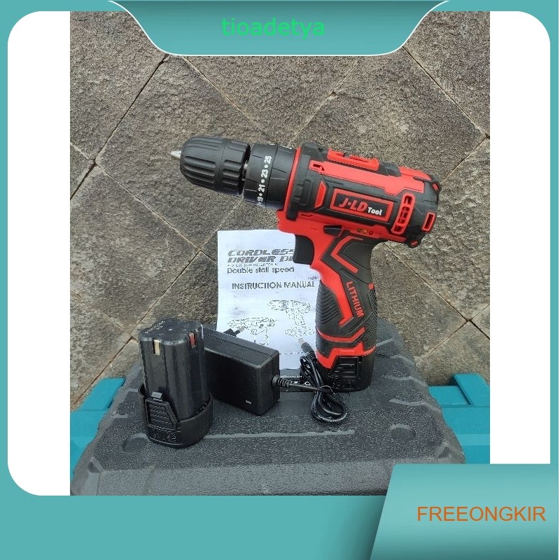 Bor Baterai JLD 16.4V Hammer Drill JLD Bor Cordless Bor kayu Tembok