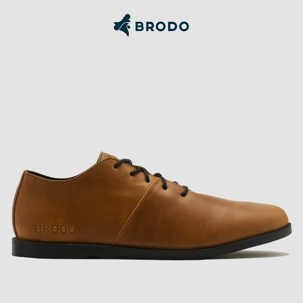 BRODO - Sepatu Signore Low Vintage Brown