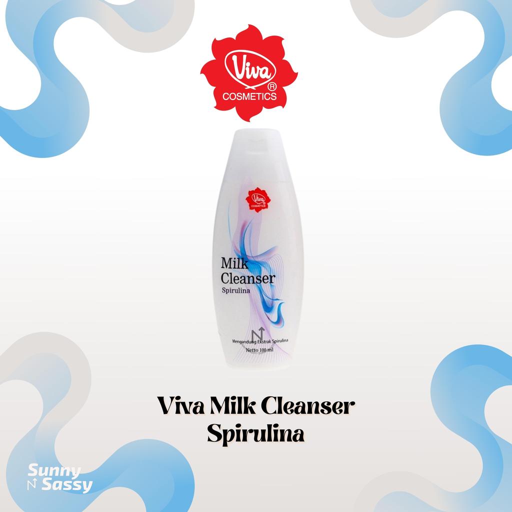 Viva Milk Cleanser Spirulina (For Normal & Dry Skin) - 100 Ml