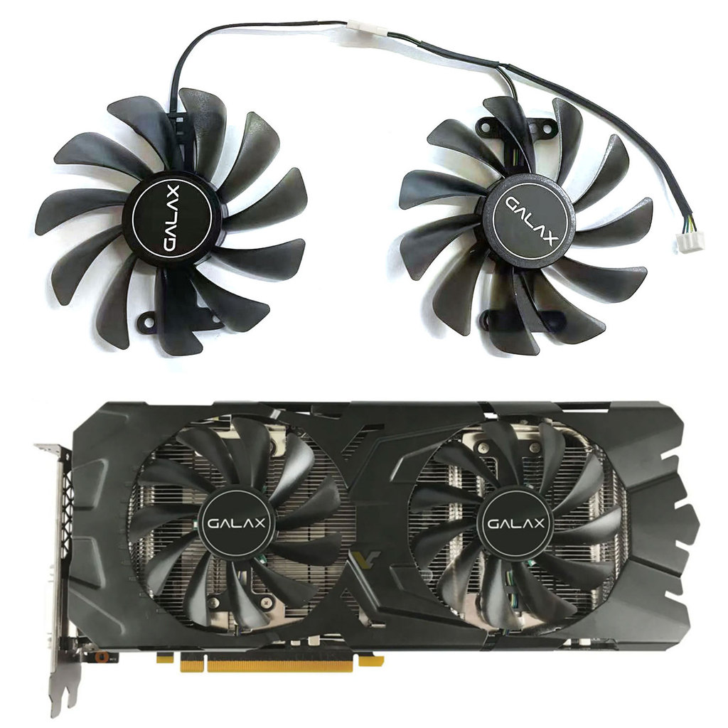 New 95MM 4PIN GTX1070 1080TI GPU Fan for GALAX GEFORCE P104100 GTX1070 1070TTI 1080 8GB EXOC SNPR BL